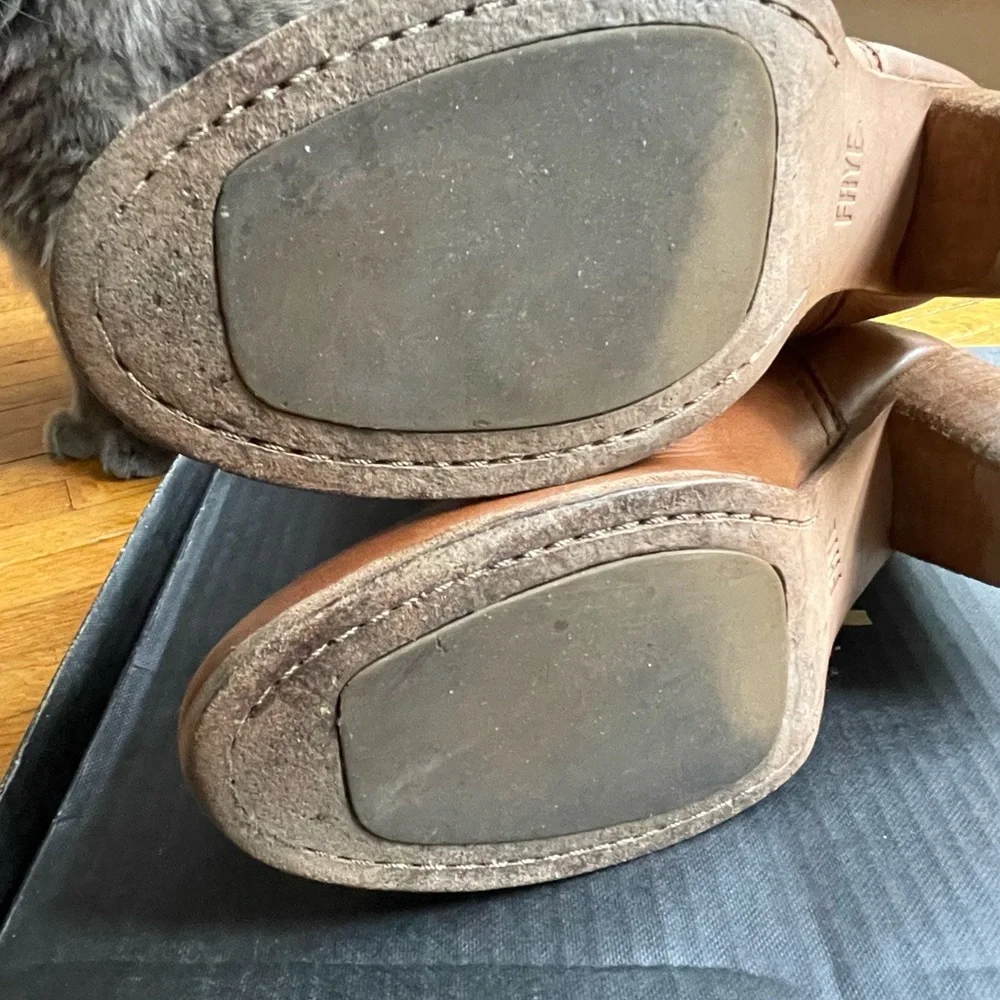 Frye women’s Naomi Pickstitch leather boot size 7.5 - Picture 4 of 9